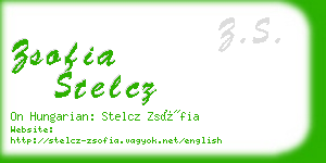 zsofia stelcz business card